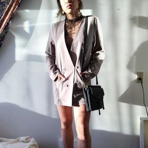 gray mini BLAZER dress, perfect condition